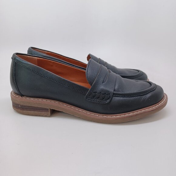 Earth Shoes Javas Black Leather Penny Loafer Preppy Flats Womens Size 6.5 - Picture 6 of 13